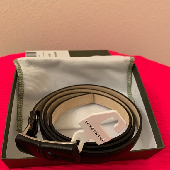 NWT Womens Longchamp Roseau Leather Belt Size: 40 (large) main image 5